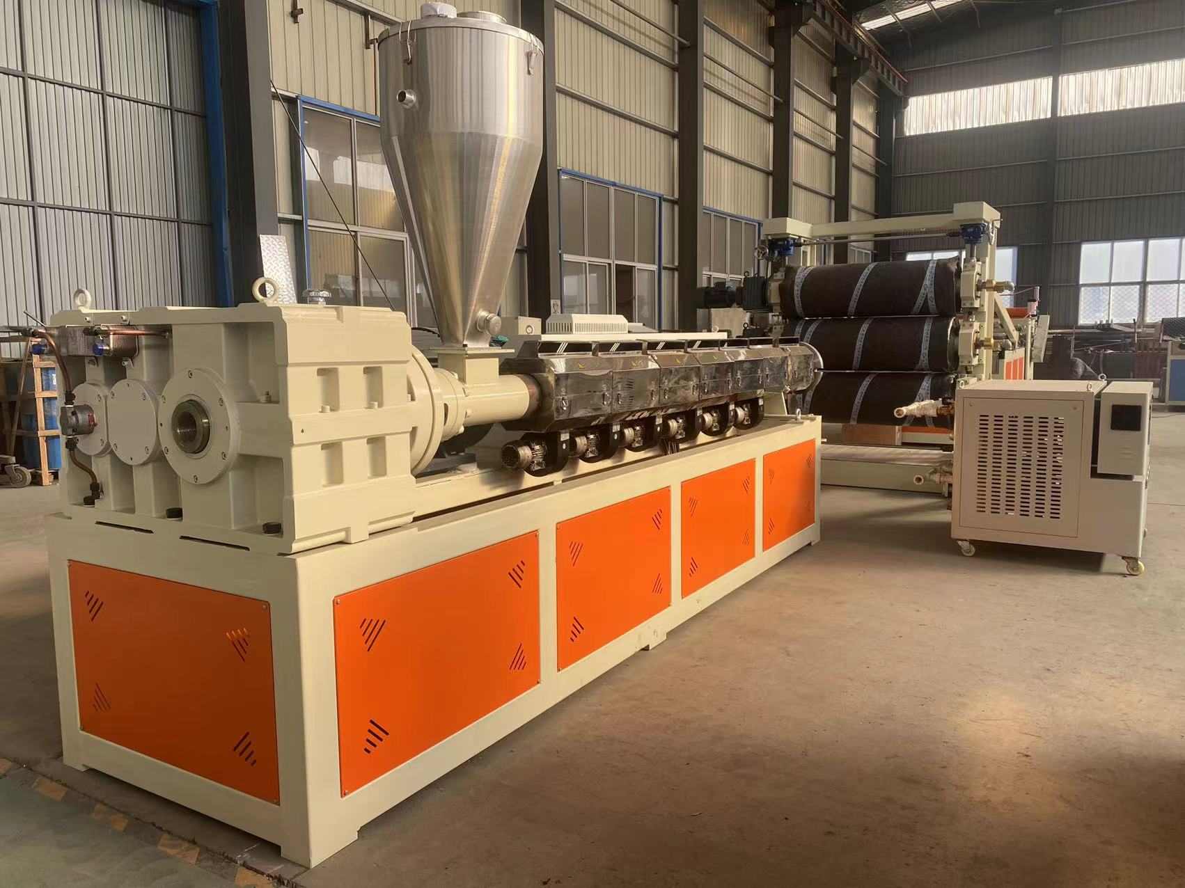 Линия по производству хрустальных плит из ПВХ